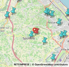 Mappa Via Colle San Giovanni, 65010 Spoltore PE, Italia (3.03875)