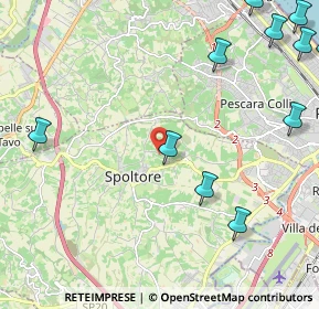 Mappa Via Colle San Giovanni, 65010 Spoltore PE, Italia (3.24455)