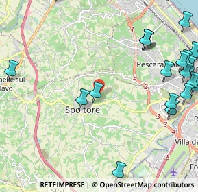 Mappa Via Colle San Giovanni, 65010 Spoltore PE, Italia (3.1495)
