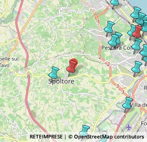 Mappa Via Colle San Giovanni, 65010 Spoltore PE, Italia (3.468)