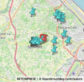 Mappa Via Colle San Giovanni, 65010 Spoltore PE, Italia (1.5615)