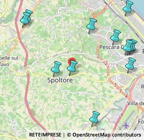 Mappa Via Colle San Giovanni, 65010 Spoltore PE, Italia (2.85417)