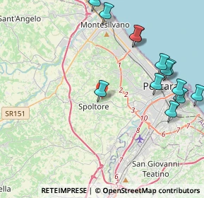 Mappa Via Colle San Giovanni, 65010 Spoltore PE, Italia (5.16231)