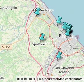 Mappa Via Colle San Giovanni, 65010 Spoltore PE, Italia (4.62278)