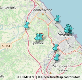 Mappa Via Colle San Giovanni, 65010 Spoltore PE, Italia (4.06091)