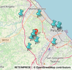 Mappa Via Colle San Giovanni, 65010 Spoltore PE, Italia (3.45364)