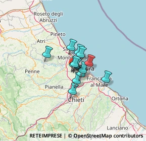 Mappa Via Colle San Giovanni, 65010 Spoltore PE, Italia (6.54462)