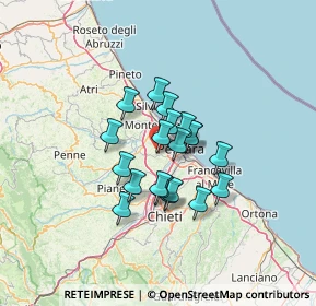 Mappa Via Colle San Giovanni, 65010 Spoltore PE, Italia (9.4415)