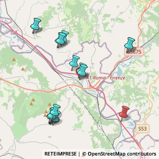 Mappa Via Daniele Manin, 01028 Orte VT, Italia (5.00167)