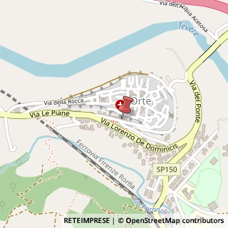 Mappa Via Pubblica Passeggiata, 23, 01028 Orte, Viterbo (Lazio)