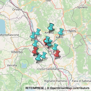 Mappa Via Daniele Manin, 01028 Orte VT, Italia (9.9615)