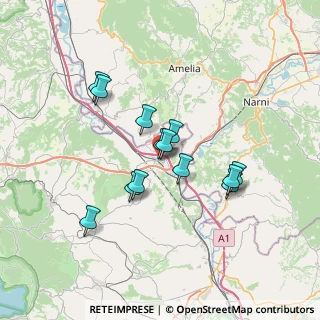 Mappa Via Daniele Manin, 01028 Orte VT, Italia (5.97385)