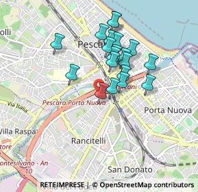 Mappa Largo Filomena Delli Castelli, 65128 Pescara PE, Italia (0.78)