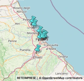 Mappa Largo Filomena Delli Castelli, 65128 Pescara PE, Italia (22.69909)