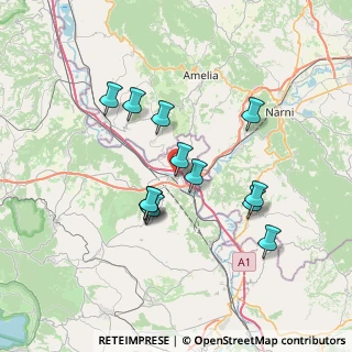 Mappa Via Mazzini, 01028 Orte VT, Italia (6.55462)