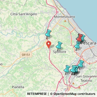 Mappa Via Tratturo, 65010 Spoltore PE, Italia (5.44917)