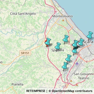 Mappa Via Tratturo, 65010 Spoltore PE, Italia (4.68)