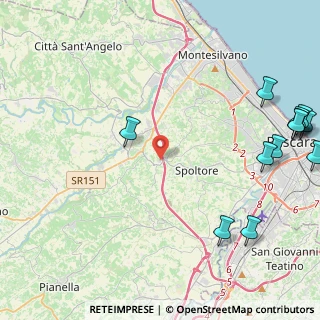 Mappa Via Tratturo, 65010 Spoltore PE, Italia (6.6875)
