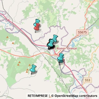 Mappa Via Duca di Genova, 01028 Orte VT, Italia (1.868)