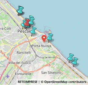 Mappa Via Vincenzo Cerulli, 65126 Pescara PE, Italia (2.38571)
