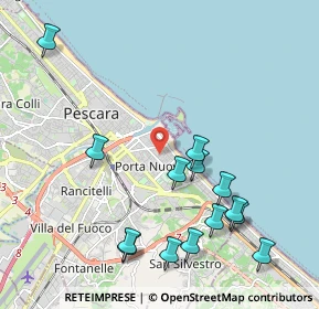Mappa Via Vincenzo Cerulli, 65126 Pescara PE, Italia (2.44)