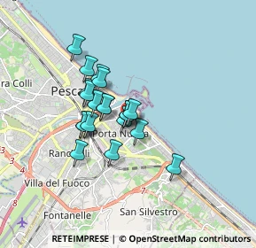 Mappa Via Vincenzo Cerulli, 65126 Pescara PE, Italia (1.2835)