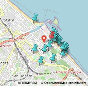 Mappa Via Vincenzo Cerulli, 65126 Pescara PE, Italia (0.7)