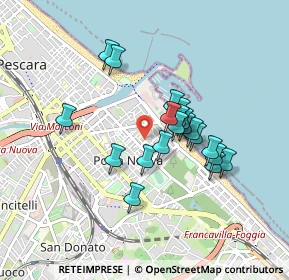 Mappa Via C. de Meis, 65126 Pescara PE, Italia (0.7265)