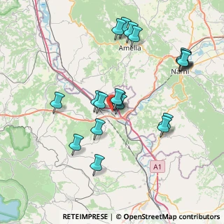 Mappa Via le Piane, 01028 Orte VT, Italia (8.4225)