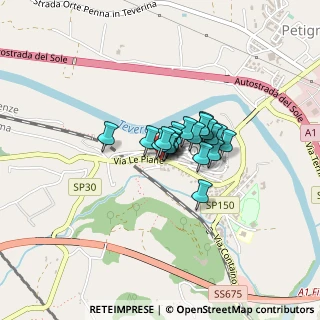 Mappa Via le Piane, 01028 Orte VT, Italia (0.213)