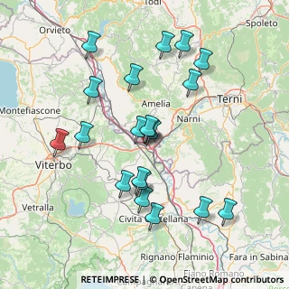 Mappa Via le Piane, 01028 Orte VT, Italia (15.697)