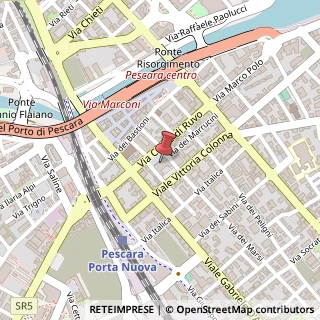 Mappa Piazza Emilio Alessandrini, 34, 65127 Pescara, Pescara (Abruzzo)