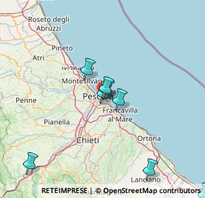 Mappa Via Cola dell'Amatrice, 65126 Pescara PE, Italia (33.352)