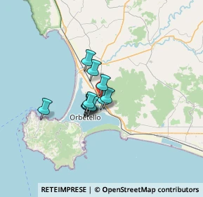 Mappa Via Aurelia Km 145, 58015 Orbetello GR, Italia (3.79909)