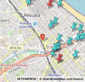 Mappa Via Alcide de Gasperi, 65100 Pescara PE, Italia (0.6745)