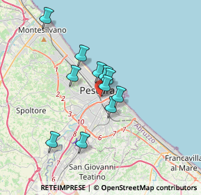 Mappa Via Alcide de Gasperi, 65100 Pescara PE, Italia (2.72273)