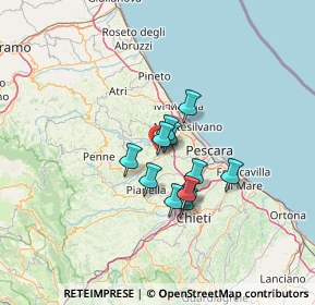 Mappa Contrada Santa Lucia, 65010 Collecorvino PE, Italia (9.25583)