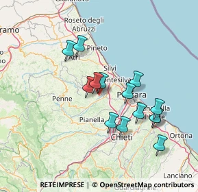 Mappa Contrada Santa Lucia, 65010 Collecorvino PE, Italia (13.52714)
