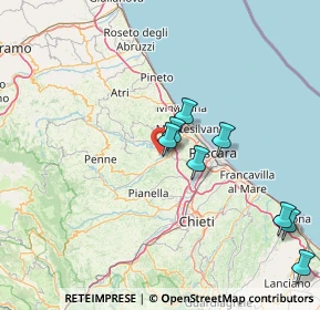 Mappa Contrada Santa Lucia, 65010 Collecorvino PE, Italia (23.06917)