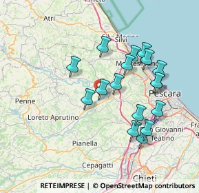 Mappa Contrada Santa Lucia, 65010 Collecorvino PE, Italia (7.20882)