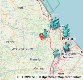 Mappa Contrada Santa Lucia, 65010 Collecorvino PE, Italia (7.75231)