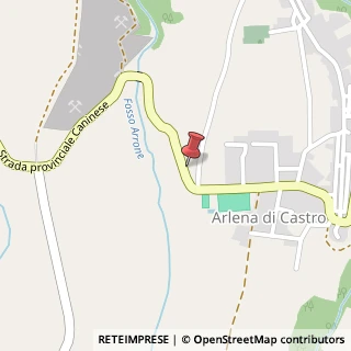 Mappa S.p. Caninese, Km8, 01010 Arlena di Castro, Viterbo (Lazio)