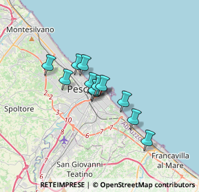 Mappa Via Andrea Doria, 65100 Pescara PE, Italia (2.305)