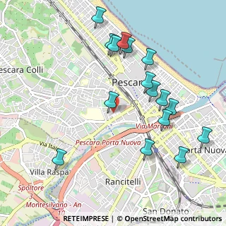 Mappa Via Sant'Eufemia a Maiella, 65124 Pescara PE, Italia (1.1425)