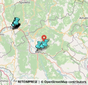 Mappa Via Santa Croce, 02014 Cantalice RI, Italia (21.0625)