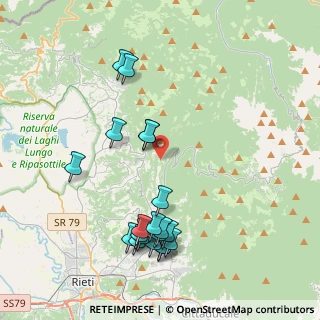 Mappa Via Santa Croce, 02014 Cantalice RI, Italia (4.632)