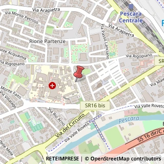 Mappa Via paolini renato, 65124 Pescara, Pescara (Abruzzo)