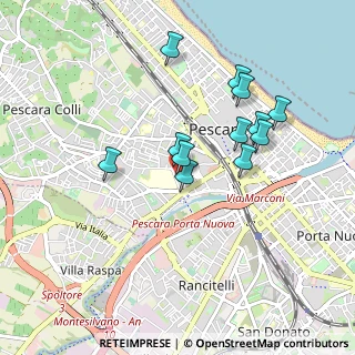 Mappa Via Monti Aurunci, 65124 Pescara PE, Italia (0.8375)