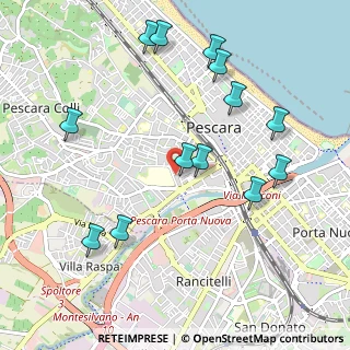 Mappa Via Monti Aurunci, 65124 Pescara PE, Italia (1.16538)