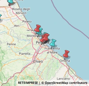 Mappa Via Ferdinando Magellano, 65126 Pescara PE, Italia (14.44)